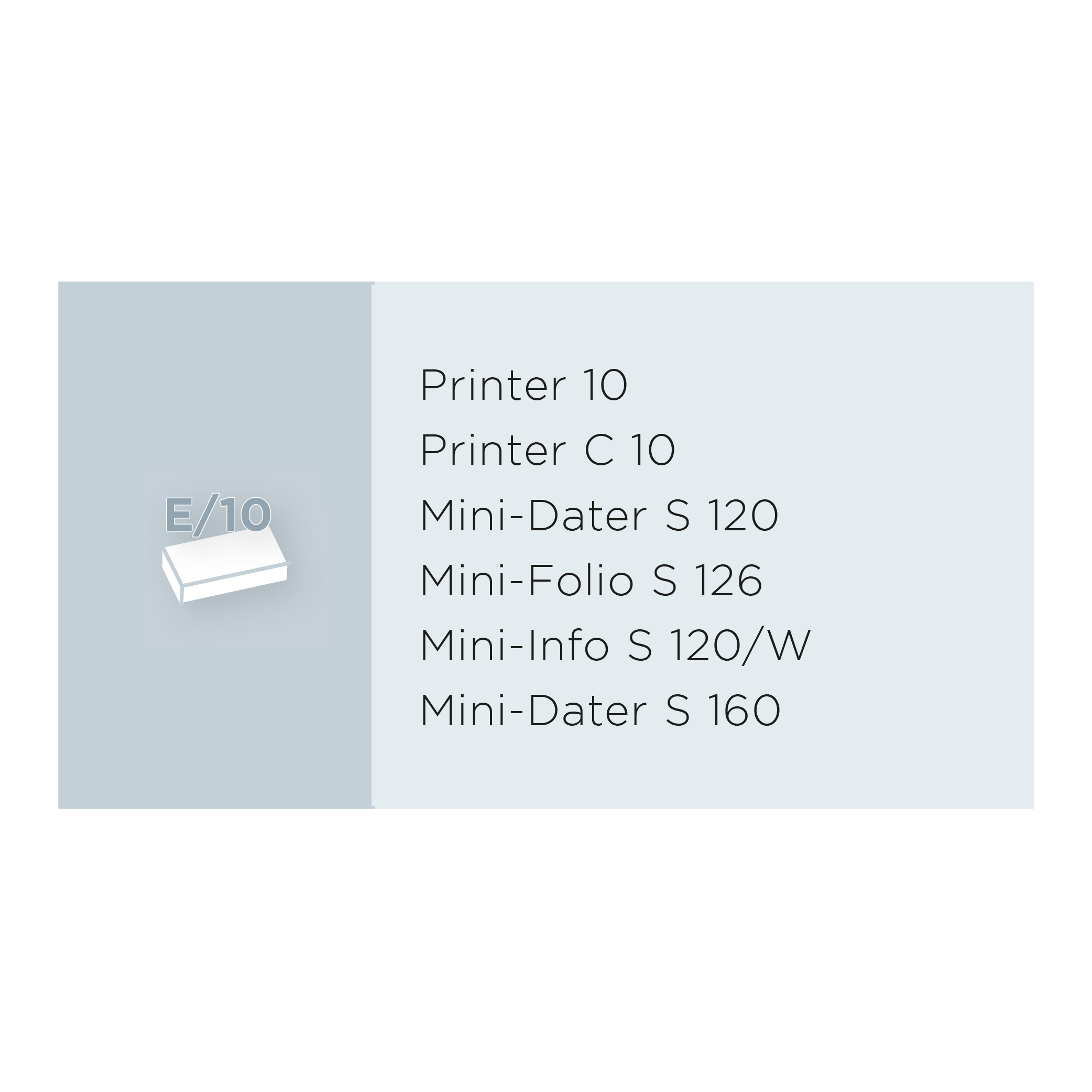 Colop Spare Pads - E/10