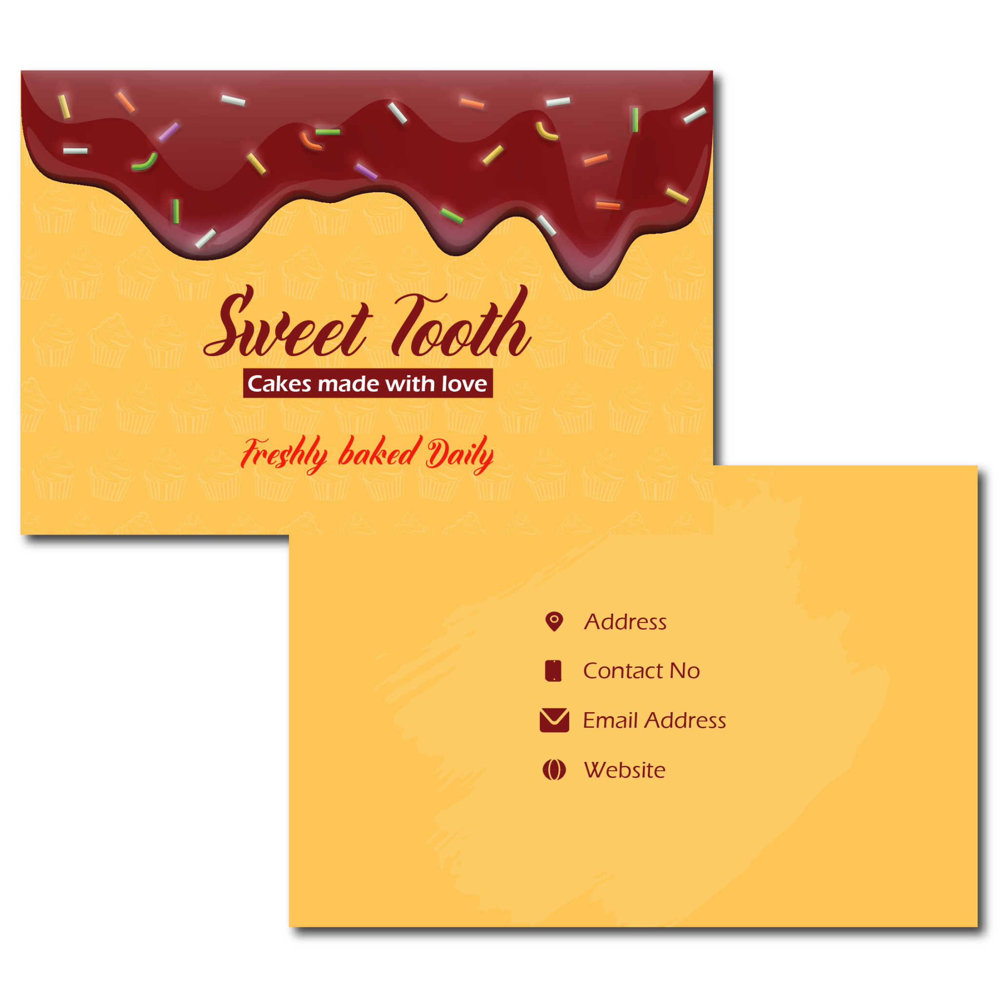 Premium Touch Template 6 Front & Back Optima