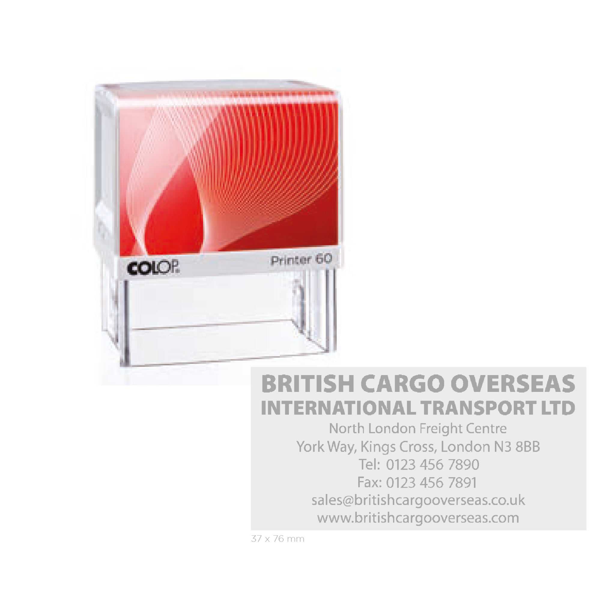 Colop Rubber Stamps P60 Optima